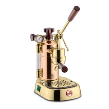 La Pavoni Lever professional karos kávéfőző arany, fa kiegészítőkkel LPLPRG01EU