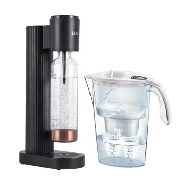 Laica Hi8200L Antracid Szódagép + LAICA J31EC03 Stream Line fehér... kép