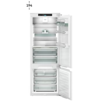 Liebherr ICBNbi 7663 Prime beépíthető alulfagyasztós hűtő BioFresh funkcióval 194x71cm kép