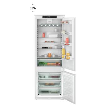 Liebherr ICNSd 7603 Pure beépíthető alulfagyasztós hűtő EasyFresh funkcióval 194x71cm kép