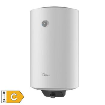 MIDEA D100-15FG elektromos vízmelegítő, bojler, 1500 W, 100 liter, zománcozott víztartály és fűtőszál, mechanikus vezérlés kép