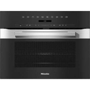 Miele H 7240 BM nemesacél mikrohullámú üzemmóddal kombinált sütő kép