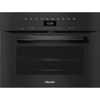 Miele H 7440 BM obszidiánfekete mikrohullámú üzemmóddal kombinált sütő kép