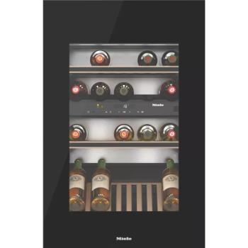 Miele KWT 6422 iG-1 Obszidiánfekete üveg beépíthető bortemperáló kép
