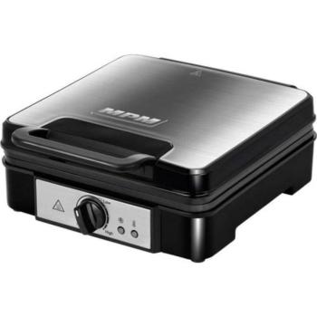 MPM MGO-36M XL méret, 1200W, 4 gofri Fekete-Inox gofrisütő kép