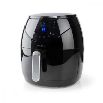 Nedis Deluxe XXL prémium Olaj nélküli meleglevegős fritőz, 4,6 liter forrólevegős fritőz olaj nélküli sütő 1500w -s Airfryer extra nagy kapacitású 1,2 kép