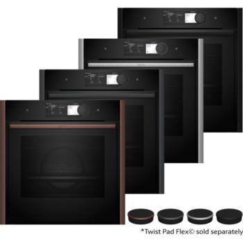 Neff B69FY3CX2 gőzsütő 6,8" TFT kijelző Flex Design Home Connect Eco Clean öntisztítás Collection kép