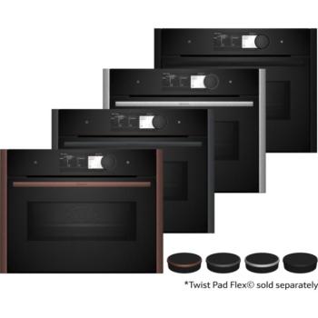 Neff C29MY7MY0 kompakt sütő mikrohullámmal 6,8" TFT kijelző Flex Design Home Connect pirolítikus Collection kép