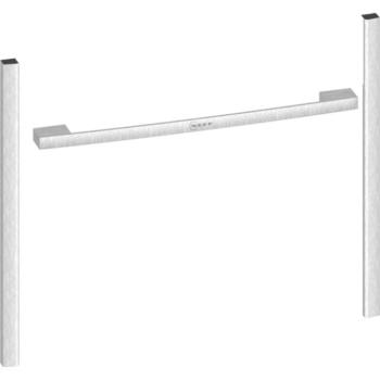 Neff Z9045MY0 Flex Design csomag 2 oldalél + 1 fogantyú 45cm kompakt készülékekhez ezüstmetál Collection kép