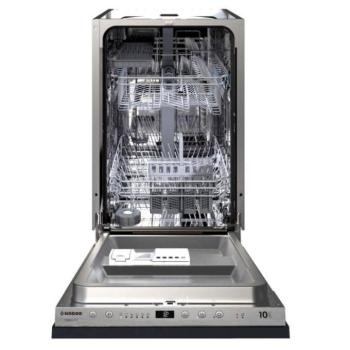 Nodor NorCare DW-4611 I SL Beépíthető mosogatógép, 10 teríték,8.5 L,7 prog.,47 dB,D,Alsó evőeszk.,45 cm,Digit.kijelző, Autom.ajtónyit.nélkül kép