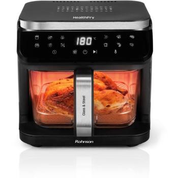 Rohnson R-2890 Glass & Steel HealthFry – 5,5 l kép