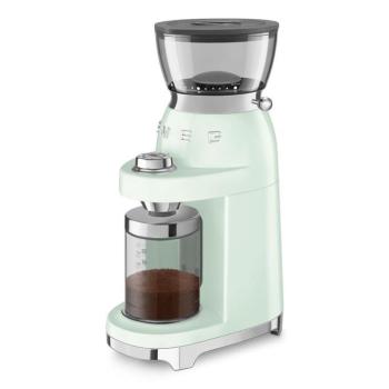 Smeg CGF03PGEU félprofesszionális kávédaráló retro 150W világoszöld kép