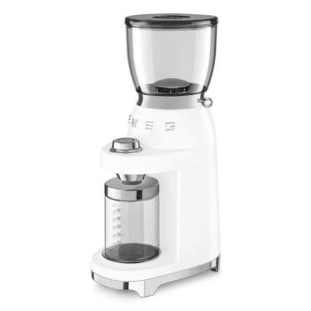 Smeg CGF11WHEU kávédaráló 50-es évek retro design 150W fehér kép