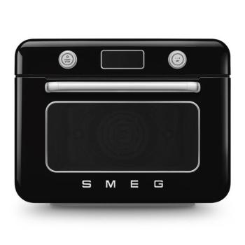 Smeg COF01BLEU asztali kombinált sütő gőzfunkcióval Galileo retro fekete kép