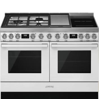 Smeg CPF120IGMPWH Portofino kombinált tűzhely fehér 120cm kép