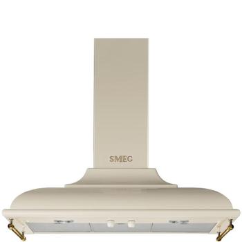 Smeg KC19POE Cortina fali páraelszívó bézs/bronz 90cm kép