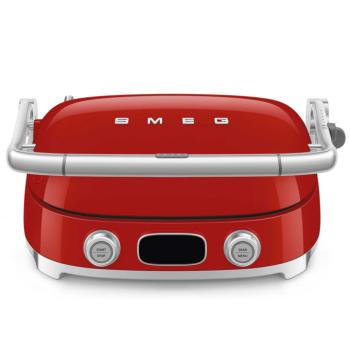 Smeg MGF01RDEU multifunkciós grillsütő retro piros kép