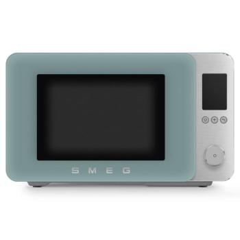 Smeg MOC02EGMEU szabadonálló kombi mikrohullámú sütő Collezione 27L matt smaragdzöld kép