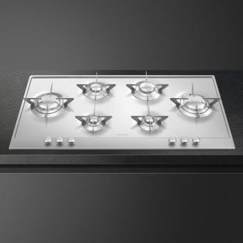 Smeg P106ES beépíthető gáz főzőlap Piano Design rozsdamentes acél 100cm kép