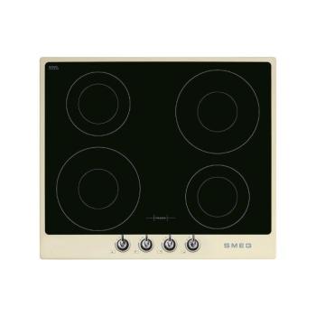 Smeg SI964PM Victoria beépíthető indukciós főzőlap bézs keret 60cm kép