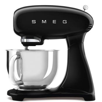 Smeg SMF05BLEU retro konyhai robotgép fekete test és talp kép