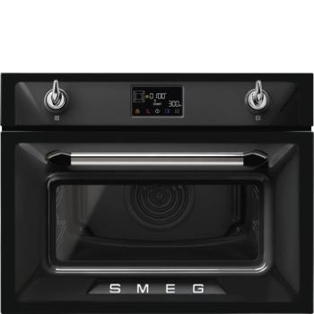 Smeg SO4902M1N Victoria kombinált kompakt mikrohullámú sütő 45cm fekete kép