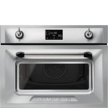 Smeg SO4902M1X Victoria kombinált kompakt mikrohullámú sütő 45cm inox kép