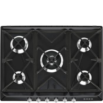 Smeg SR975NGH Victoria beépíthető gáz főzőlap 70cm fekete kép