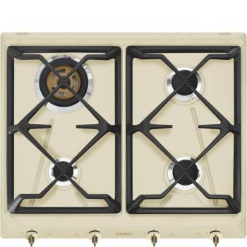 Smeg SRV864POGH Coloniale beépíthető gázlap bézs/bronz 60cm kép