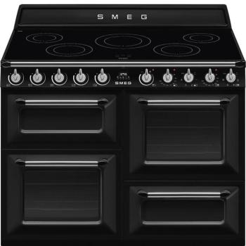 Smeg TR4110IBL2 Victoria szabadonálló tűzhely fekete 3 sütőtér 110cm széles kép