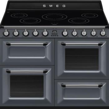Smeg TR4110IGR2 Victoria szabadonálló tűzhely palaszürke 3 sütőtér 110cm széles kép