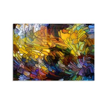 Wallity Dekoratív Edzett Üveg Festmény Többszínű 1432 (50 x 70) kép