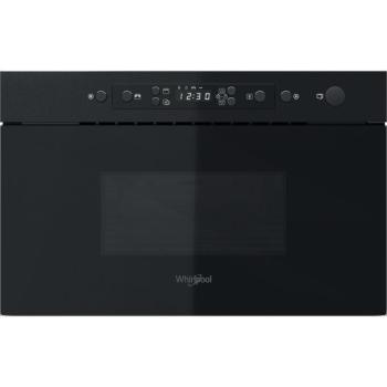 Whirlpool MBNA920B beépíthető mikrohullámú sütő fekete grilles 22L kép