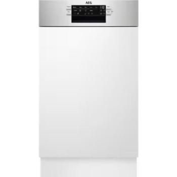 AEG FEE73517PM Beépíthető mosogatógép, 10 teríték,9.9 L,9 prog.,44 dB,D,Felső evőeszk.,45 cm,Digit.kijelző, Autom.ajtónyit. kép