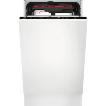 AEG FSE72517P Beépíthető mosogatógép, 10 teríték,9.9 L,9 prog.,46 dB,E,Felső evőeszk.,45 cm,Digit.kijelző, Autom.ajtónyit. kép