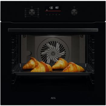 AEG NBA5C43AK SurroundCook/SteamBake 5000 gőzfunkciós sütő katalitikus hátfal/aqua clean tisztítással fekete kép