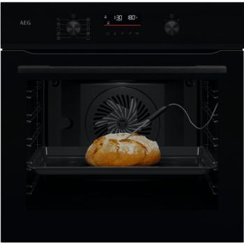 AEG NBA5P531AB SurroundCook/SteamBake 5000 gőzfunkciós sütő pirolitikus tisztítással fekete kép