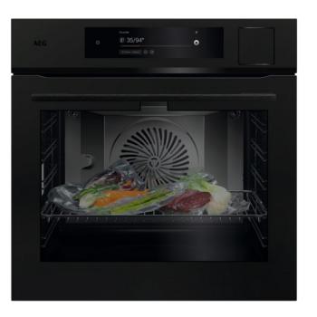 AEG NBP9S881DT 9000 ProAssist SteamPro gőzsütő CamCook® funkció matt fekete