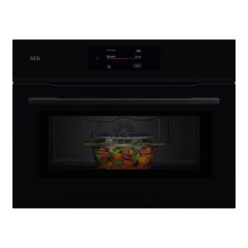 AEG NKM7N721B MealAssist 7000 kompakt sütő mikrohullámmal fekete 45cm kép