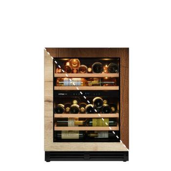 avintage AVU50PANEL pult alá beépíthető borhűtő burkolható ajtókeret 47 palack 82x60cm