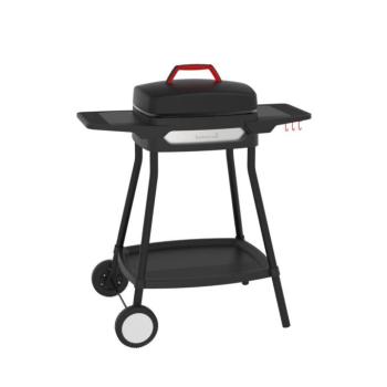 Barbecook BC-ELE-4001 Alexia 5111 elektromos grill, oldalsó asztal, kerék, fekete, 84×55×97cm