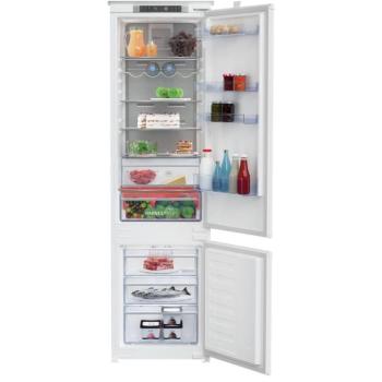 Beko BCNA306E4SN Beépíthető Alulfagyasztós hűtőszekrény E,215L/69L,Nofrost,37 dB,Szél: 54 cm,Mag: 193.5 cm,Mély: 54 cm,Digit.kijelző kép