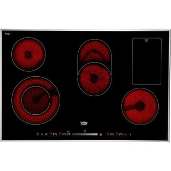 Beko HIC85502TX beépíthető kerámia főzőlap 5 zónás 80cm kép