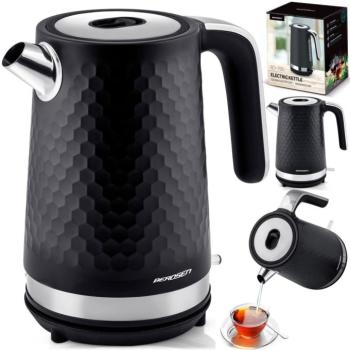 Berdsen BD-705 elektromos vízforraló 1,7l, fekete és ezüst kép