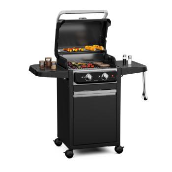 Blumfeldt ElectricPro elektromos grill | Nagy teljesítmény | Összecsukható oldalsó asztalok | Beépített hőmérő kép