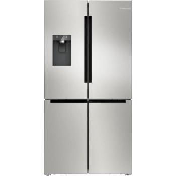 Bosch KFD96APEA Többajtós Alulfagyasztós hűtőszekrény E Energiaosztály, Hűtő: 375L, Fagyasztó: 199L, Nofrost, Zajszint: 39 dB, Szél: 90.5 cm, Mag: 183 cm, Mély: 73.1 cm, Digitális kijelzővel kép