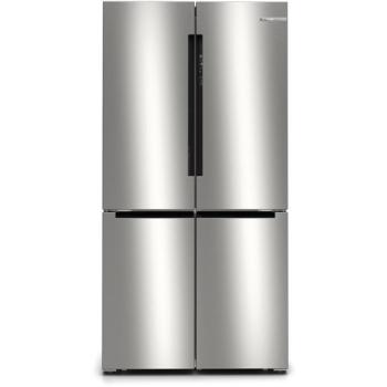 Bosch KFN96VPEA négyajtós alulfagyasztós hűtő NoFrost inox Serie4 kép