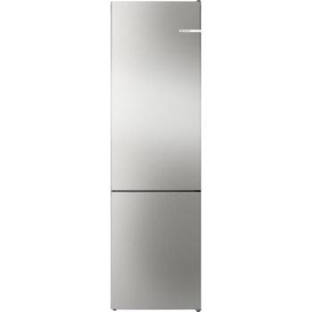 Bosch KGN392I2F szabadonálló alulfagyasztós hűtő szálcsiszolt acél NoFrost 203x60x66cm Serie4 kép