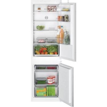 Bosch KIV865SE0 Beépíthető Alulfagyasztós hűtőszekrény, E,183L/84L,Nofrost nélkül,35 dB,Szél: 54.1 cm,Mag: 177.2 cm,Mély: 54.8 cm, kép