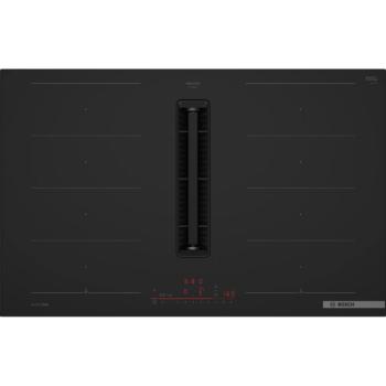 Bosch PXL89BH26E beépíthető indukciós lap páraelszívóval matt fekete 80cm Serie6 AccentLine